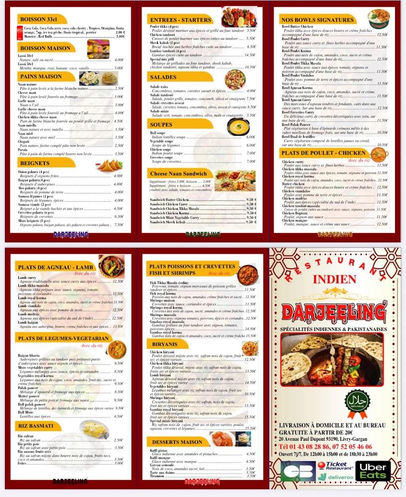 DARJEELING - Menu Image 2