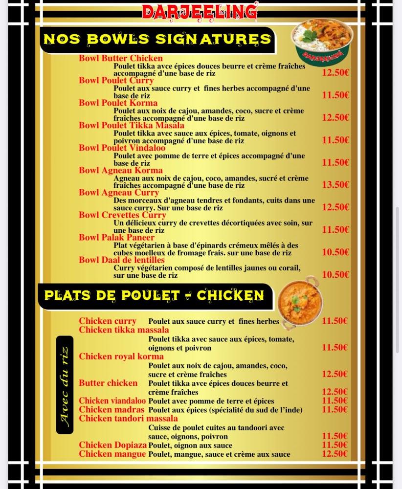 DARJEELING - Menu Image 4